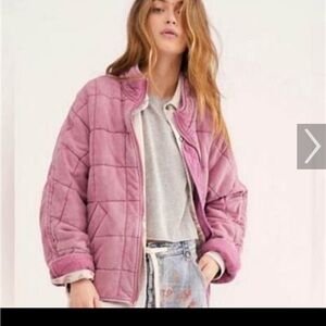 Free people quilted dolman jacket